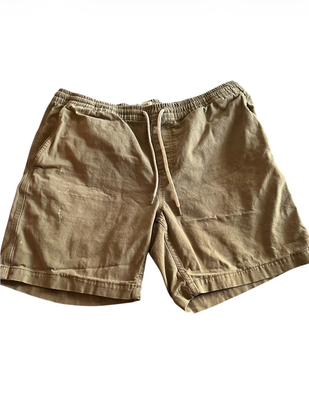 Goodthreads tan khaki drawstring casual stretch canvas shorts men’s large